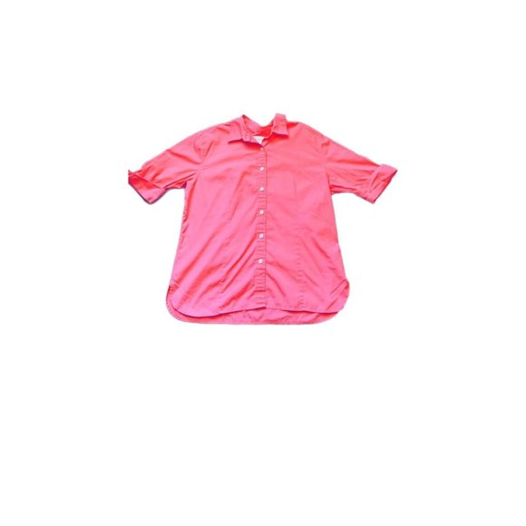 Talbots Tops - Womens Pink Talbots Blouse Button Up Size Large